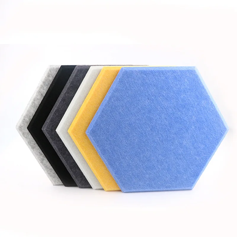Manufacturer wholesale polyester fiber sound-absorbing board thickened acoustic felt wall panel