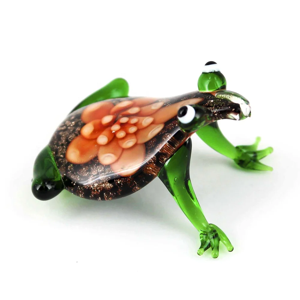 Handmade art Murano glass flower frogs for home decoration