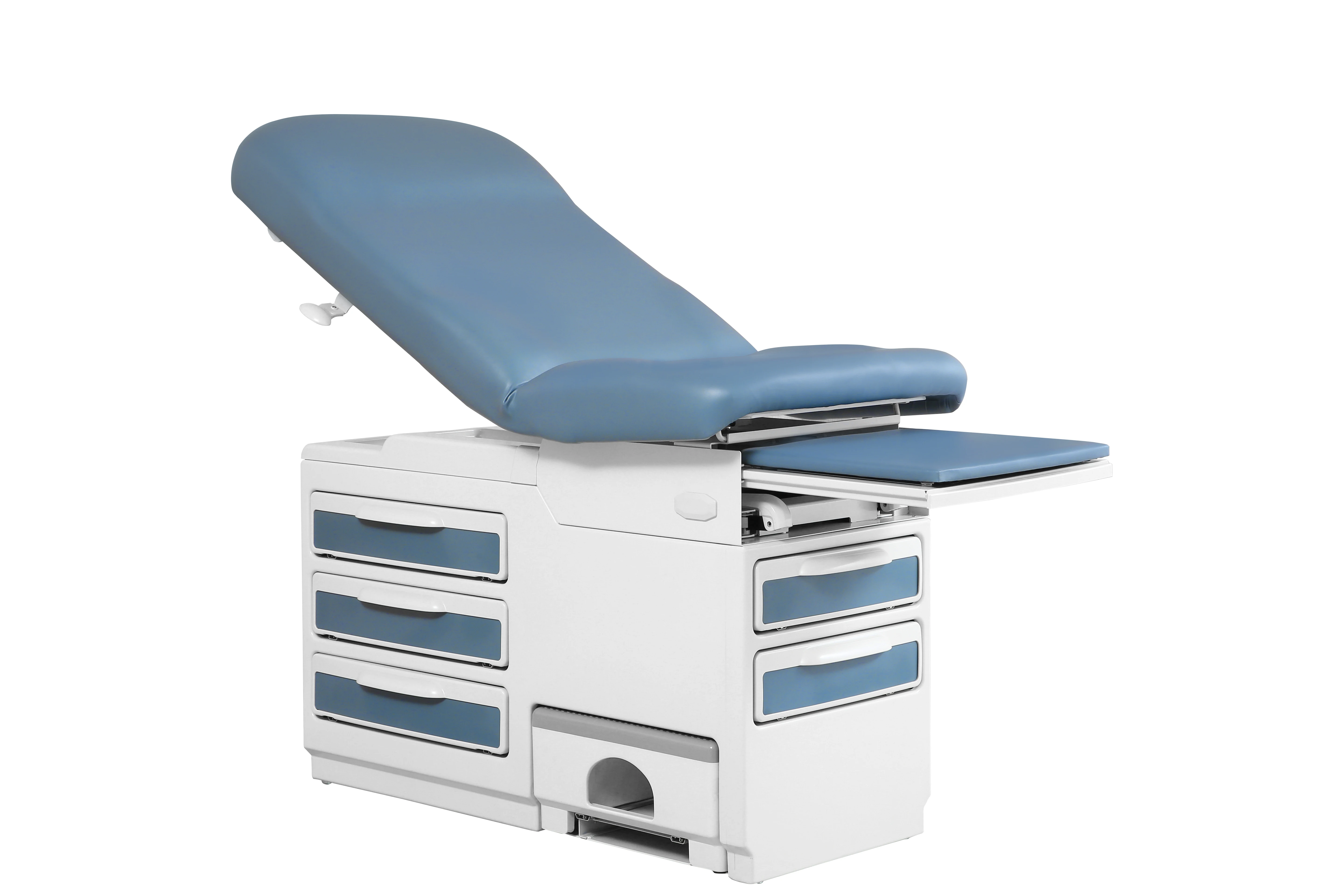 Manual hospital gynecological examination bed