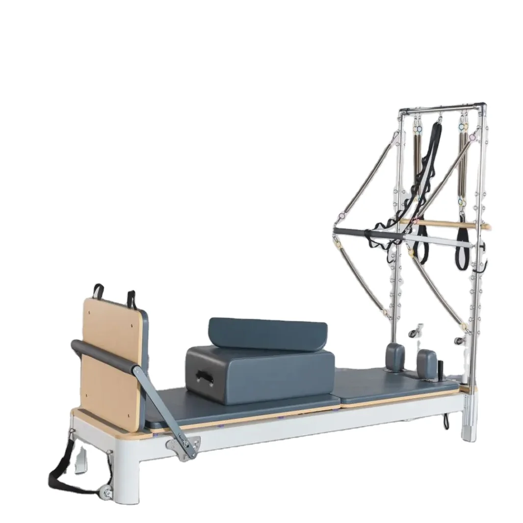 multipurpose direct high quality half trapeze pilates aluminum reformer with tower