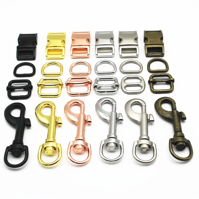 Durable Pet Strap Small Eye Bolt Metal Spring Clasp Zinc Alloy Snap Hook Clip Swivel For Bag