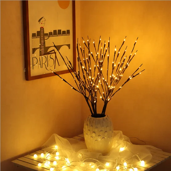 Led Tree Willow Branches Lamp For Wedding Christmas Decoration