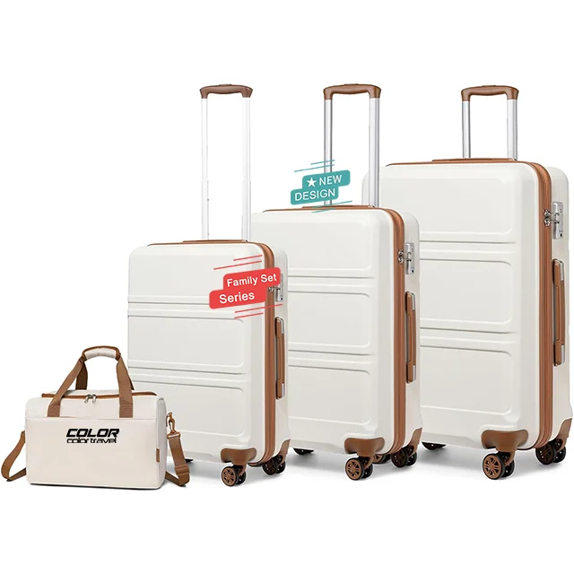 Manufacturer Luggage Sets Lightweight ABS suitcase with TSA Lock  Cabin Bag carry-on luggage