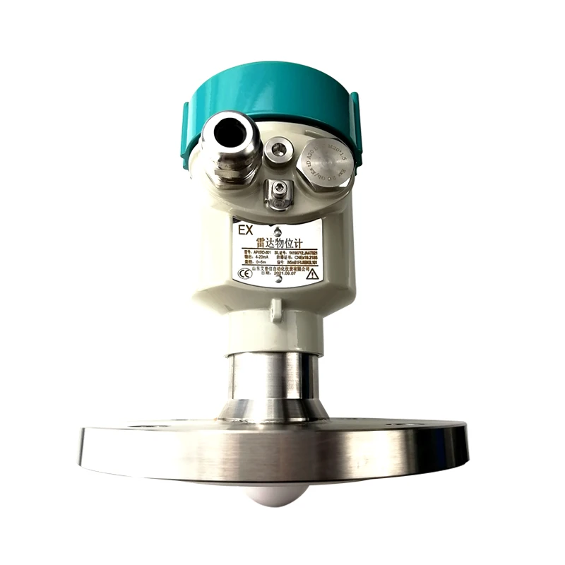 80G small blind zone lime powder ore slurry level measurement storage tank silo radar level transmitter RS485