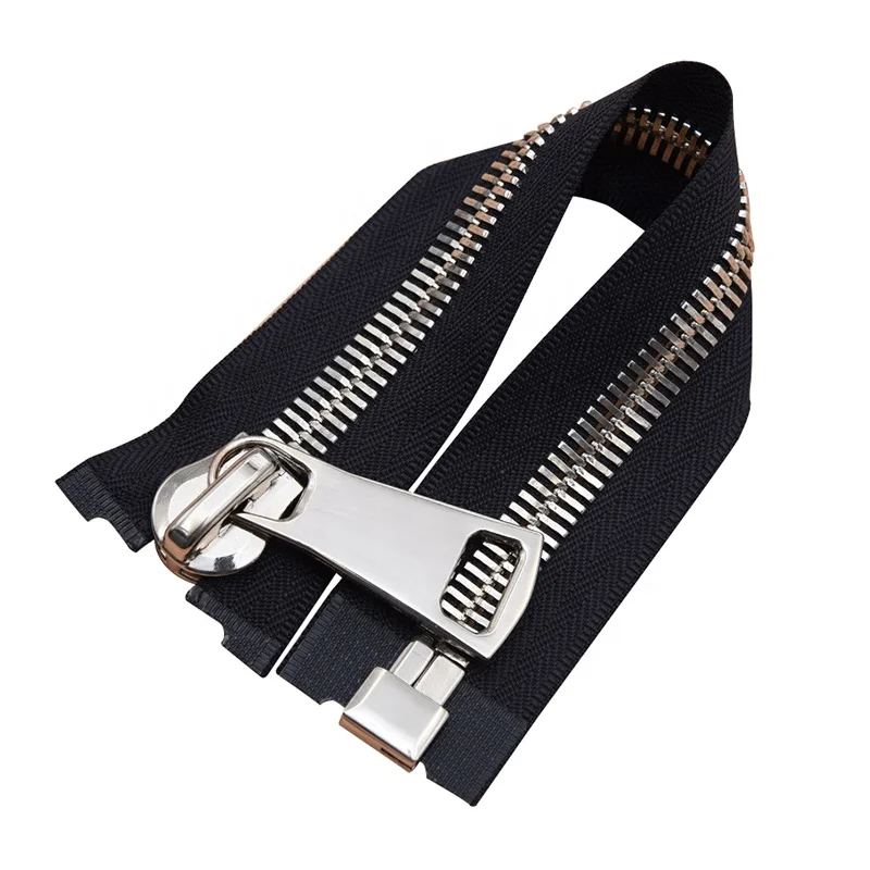 15# Superior Quality Big Zip Head Open-End Metal Zipper