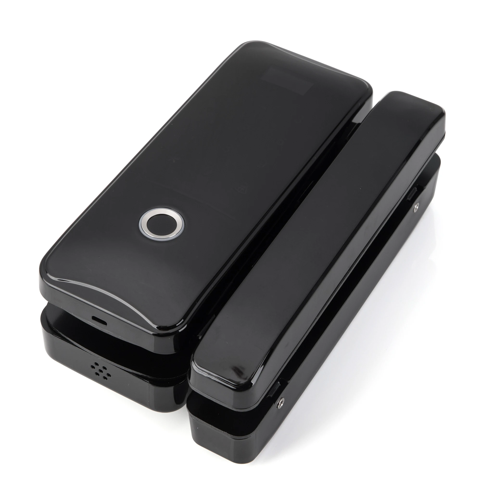 
Door Lock Supplier Wholesale Frameless Hardware Tempered Glass Door Sliding Fingerprint Glass China Smart Lock Department CN;GUA 