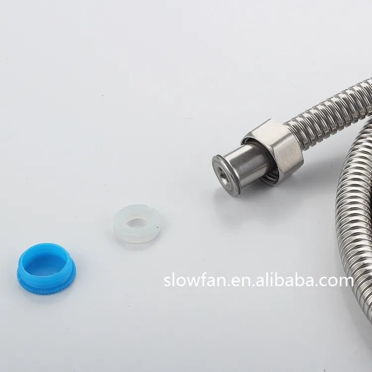 Shower hose manufacture 1.5m chrome shower hose spiral shower hose stainless steel