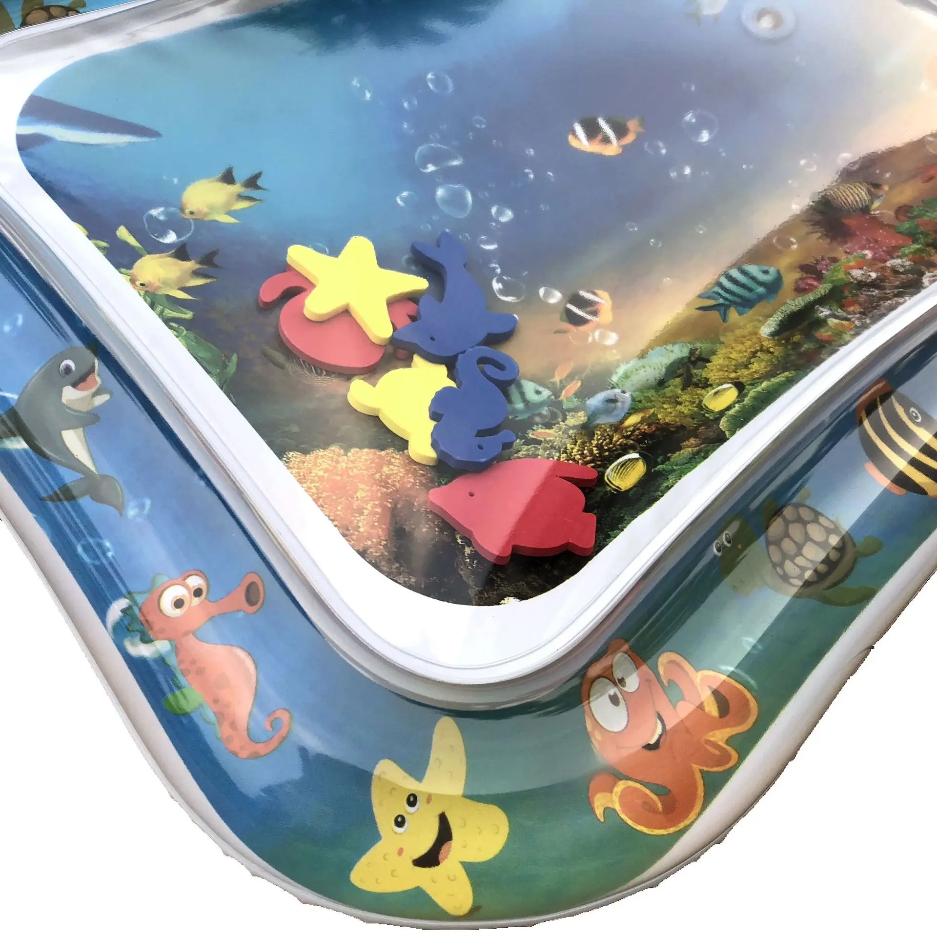 
kid inflatable baby water play mat 
