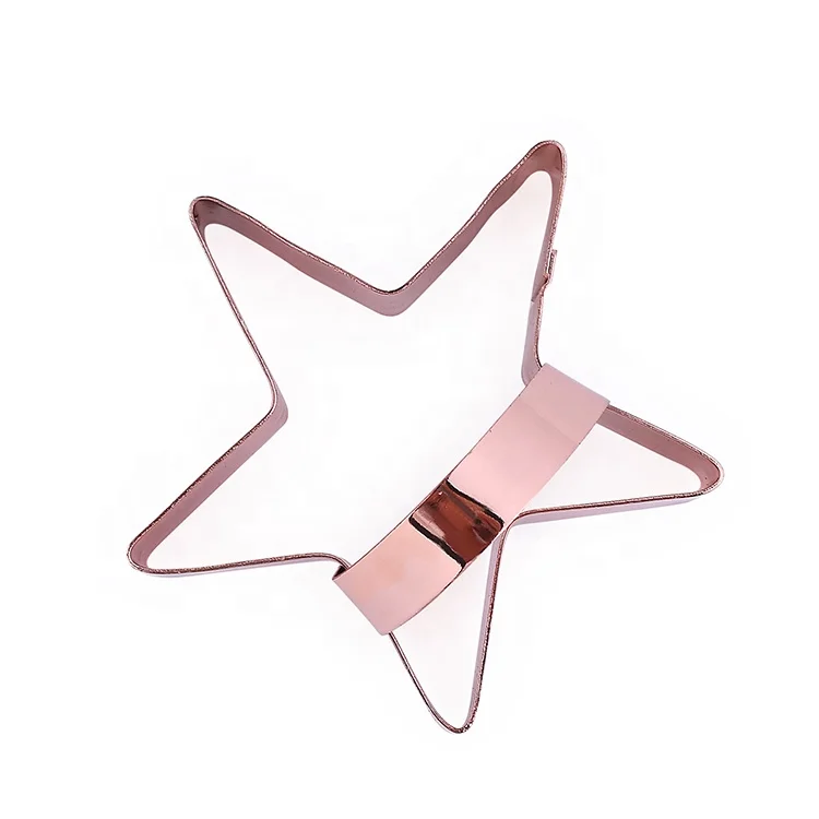 Copper Star Cake Mold Cookie Cutter With Handle
