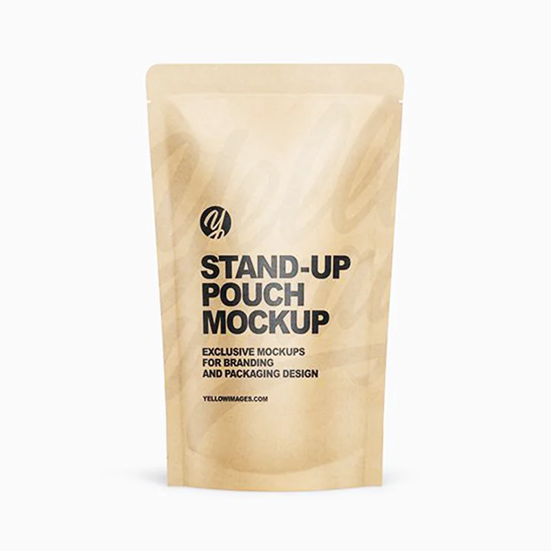 Custom Logo Stand Up Pouch Plastic Ziplock Food China Factory Biodegradable Packaging Bag Printed Carry Bags