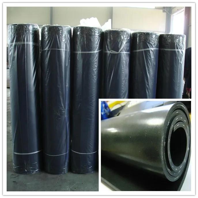 NBR Nitrile Rubber Sheet 3mm 6mm 10mm Black rubber flooring