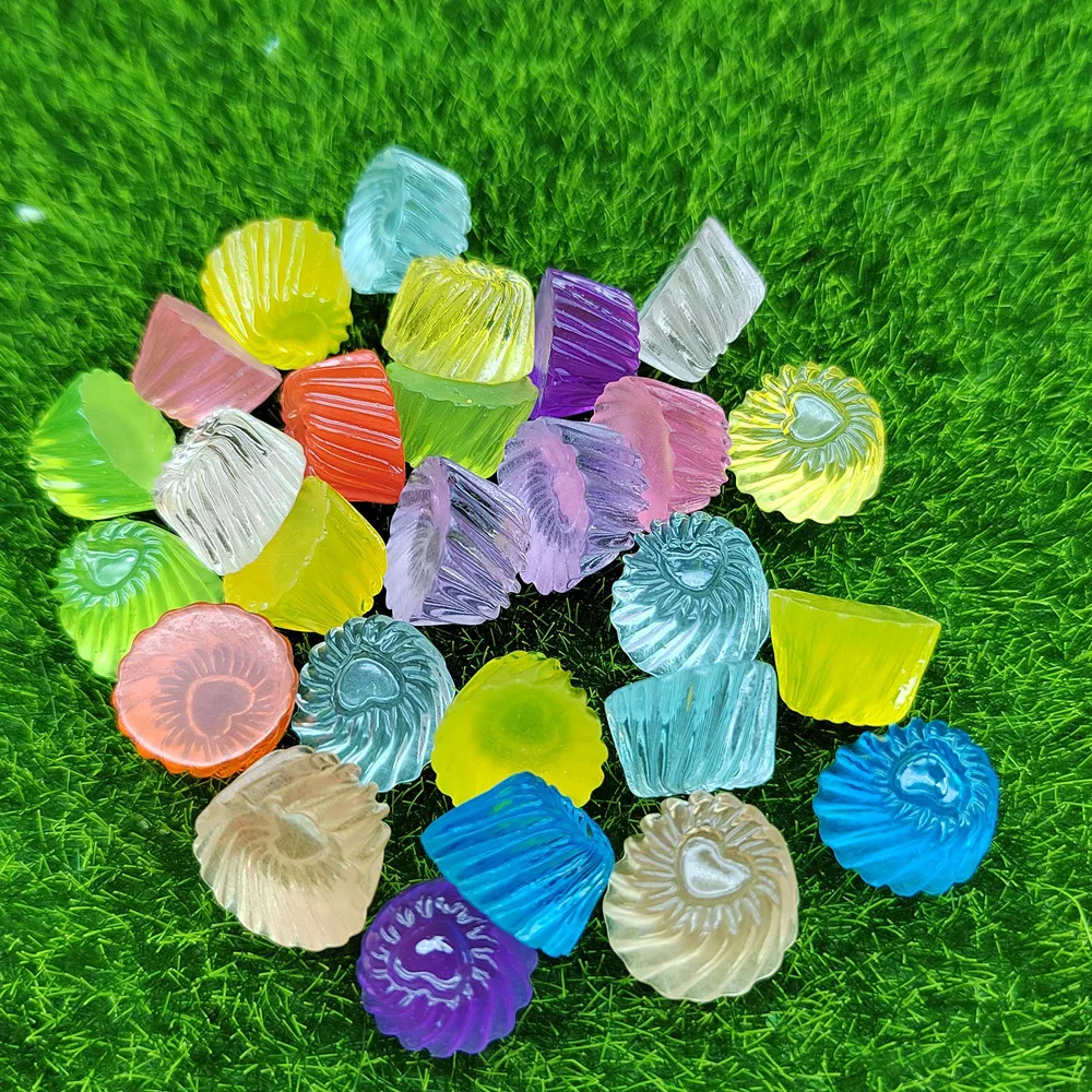 Кавайные прозрачные чашки с медведем подвески из смолы 3D поделки для изготовления ювелирных изделий компоненты