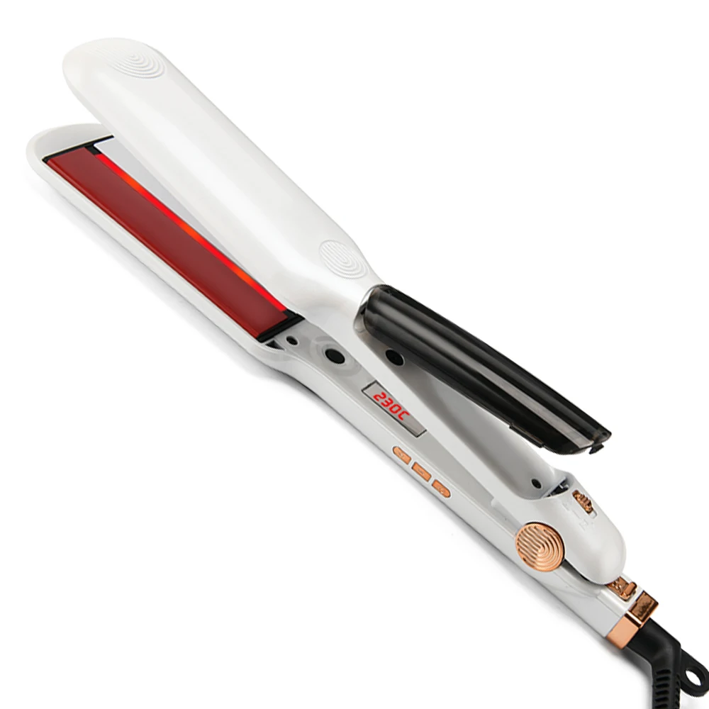 PRITECH Professional 14 Temperature Control Titanium Hair Salon Steam Styler Hair Straightener
