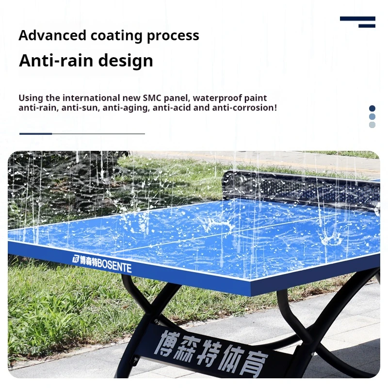 Durable Professional Standard Size Ping Pang Table For Outdoor Indoor Use
