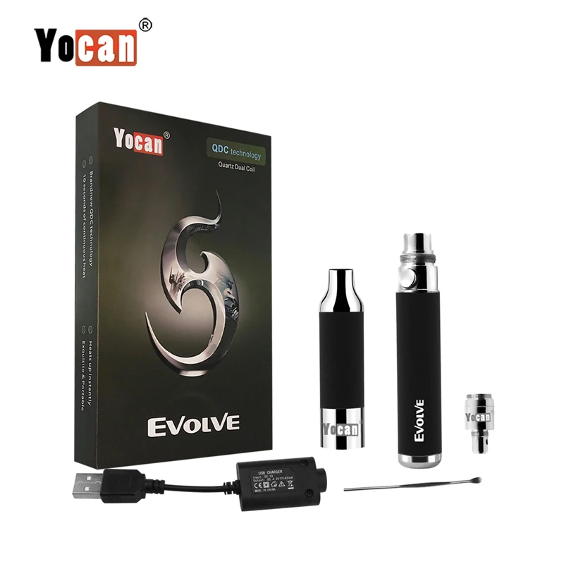 2019 electronic cigarette concentrate vape pen Yocan Evolve 1100mah battery