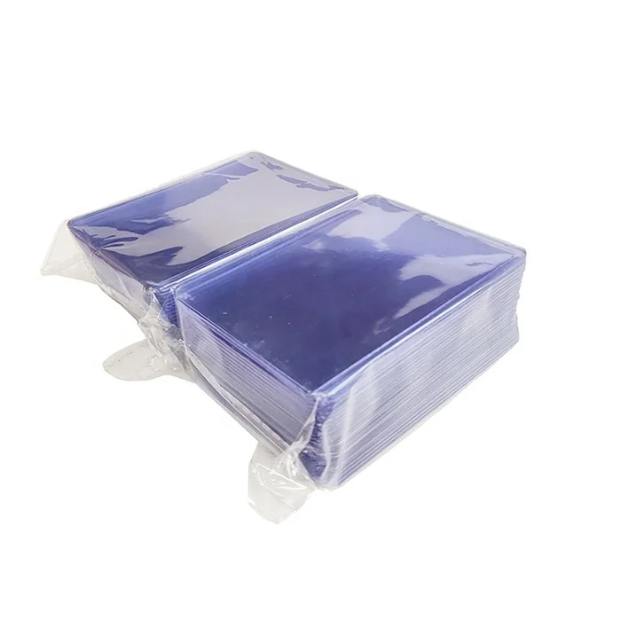 Пользовательский 3x4 ПВХ прозрачный Пенни Спорт Бейсбол жесткий Бизнес Торговый Toploader карты рукава протектор держатель