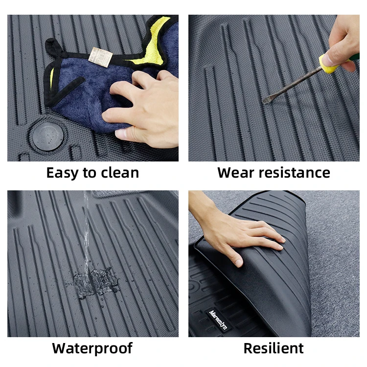 Seal Accessory Tpe Foot Mat Floor Liner Foot Pad 5D Car Floor Mats For BYD Seal Electric Car