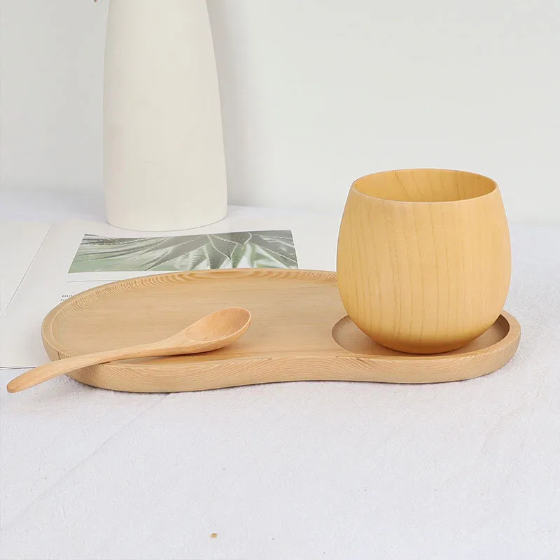 Sustainable Small Cookie Bread Tray Wooden Chip And Dip Serving Platter