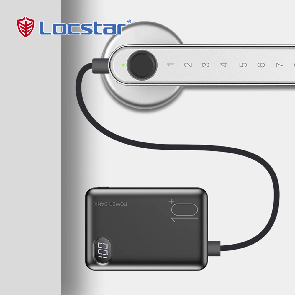 Fingerprint Lock With Door Handle Electronic Single Latch Smart Apartment Door Lock