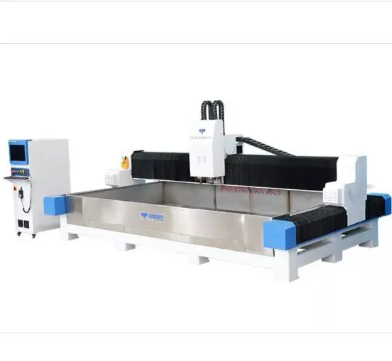 New Condition cnc engraving machine for granite quartz stone cnc machining center automatic 3d headstone polishing machine