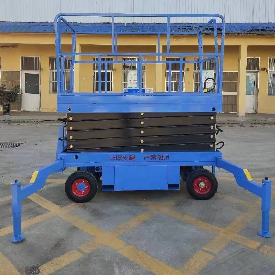 Factory price 10 ton customized Electric Scissor Lift hydraulic lifting platform trolley  hydraulic lifting platform
