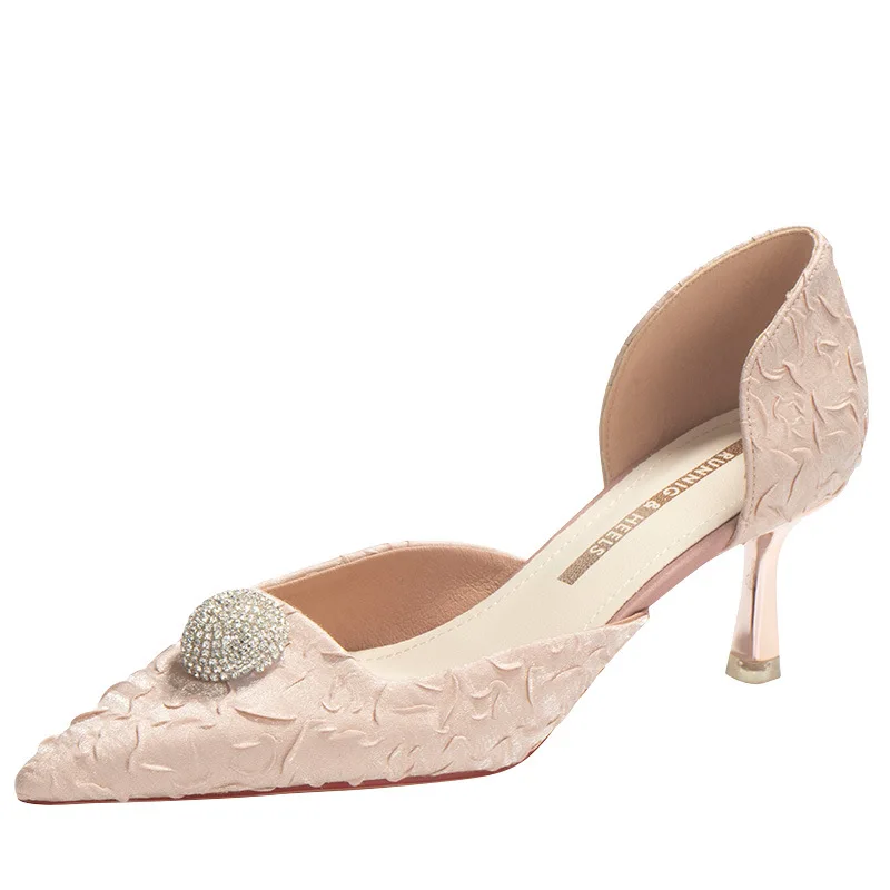 Women New Pointed-toe Bowknot Thin High Heels Pumps Stilettos Summer Autumn Sexy Ladies Office Banquet Dress Sandals