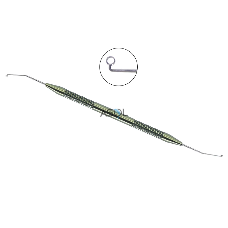 Титановые офтальмологические крючки whitman капсулы полировщик глаз хирургические инструменты