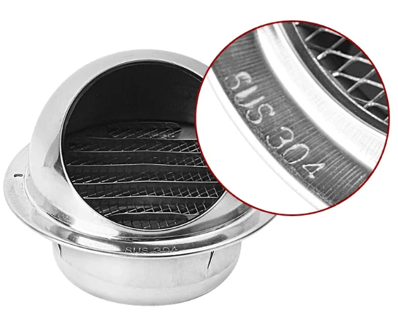 Rising xiamen custom made stainless steel ducting cap