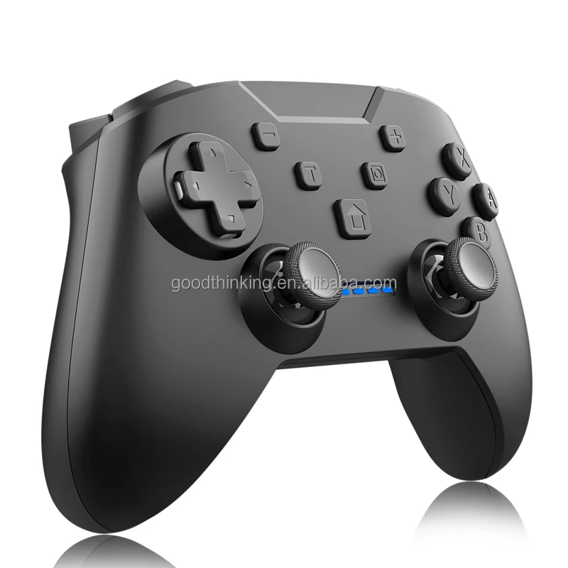Game pad 600mAh OEM Logo Transparent Joystick battery wireless game controller for nintendo switch