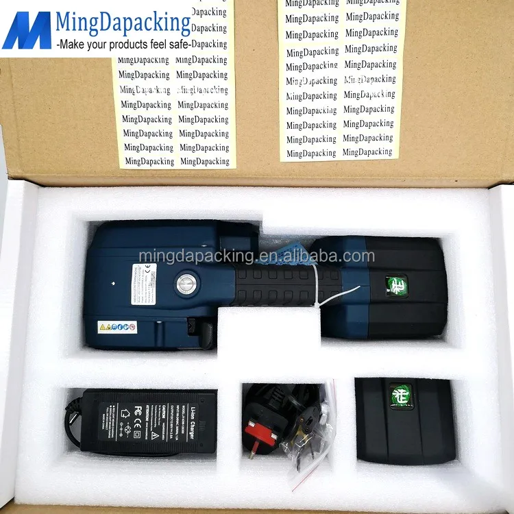 Two Battery Powered Heat Portable Plastic Band Polyester Packing Strap Wire Strapping Tools For PP
