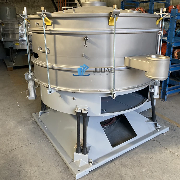 Large capacity circular vibratory sieve tumbler screen machine separator for aggregates granule