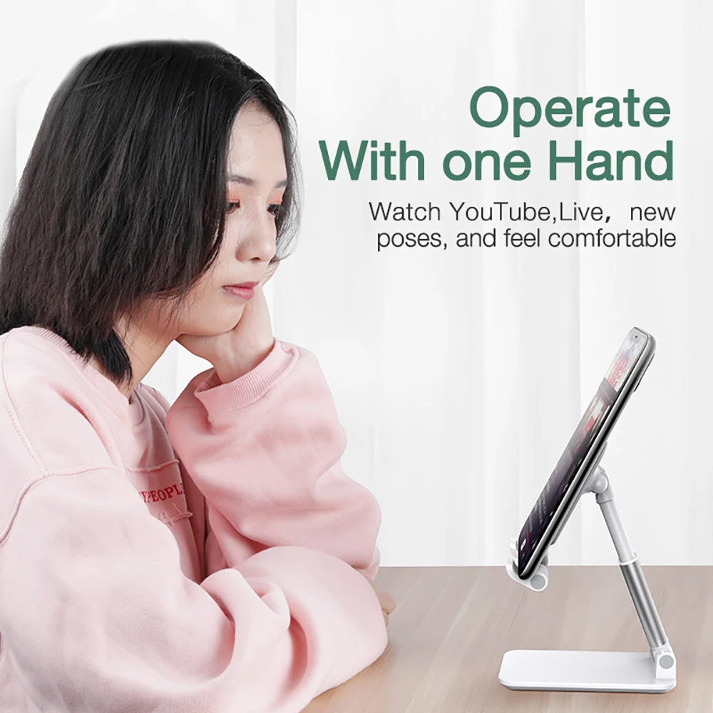 PSDA Desktop Tablet Holder Desk Mobile Phone Holder Stand Universal Table Cell Phone Stand For iPhone iPad Table