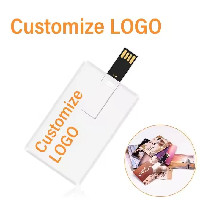 Custom Logo Free Sample 1Gb 2Gb 4Gb 8Gb 16Gb 32Gb 64Gb Plastic Usb Flash Drive 32Gb 64G Pen Drive Pendrive Usb Stick Credit Card