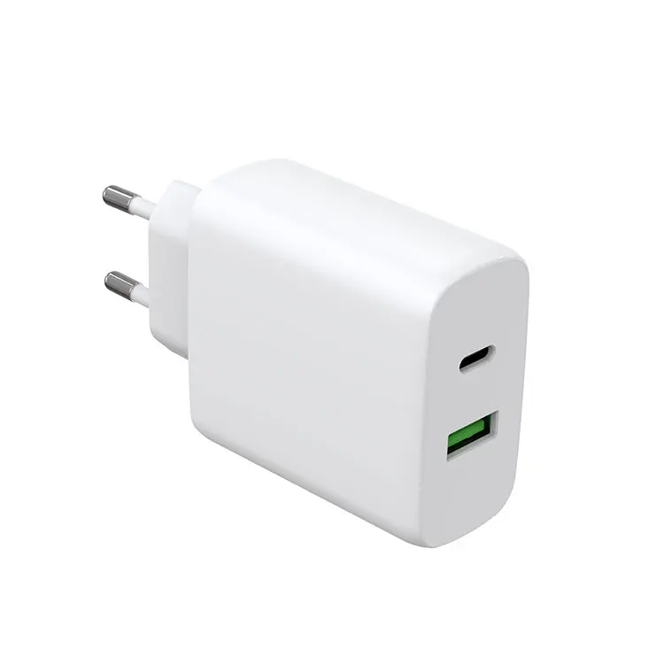 Сертифицированное kc Сетевое зарядное устройство на 2 порта 25 Вт pd pps + qc3.0 18 Вт всего 43 Вт для samsung s21