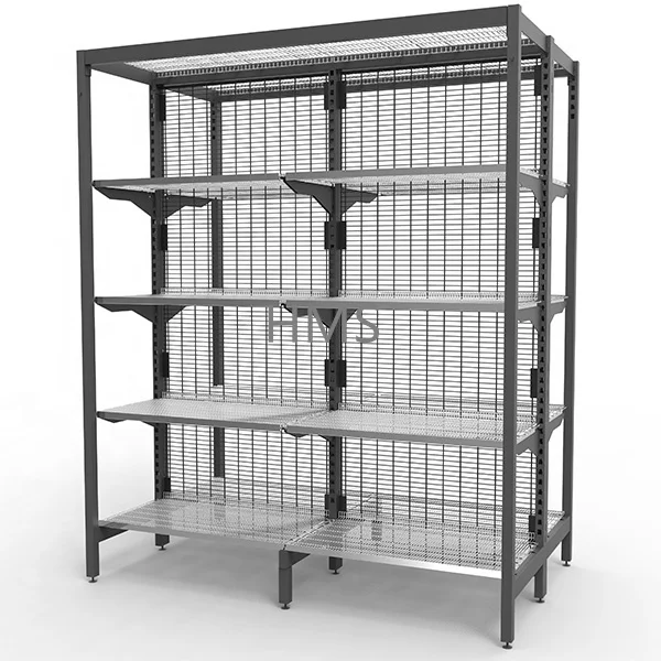 Australia IGA Outrigger Supermarket Shelf Metal Storage Shelf Display Rack