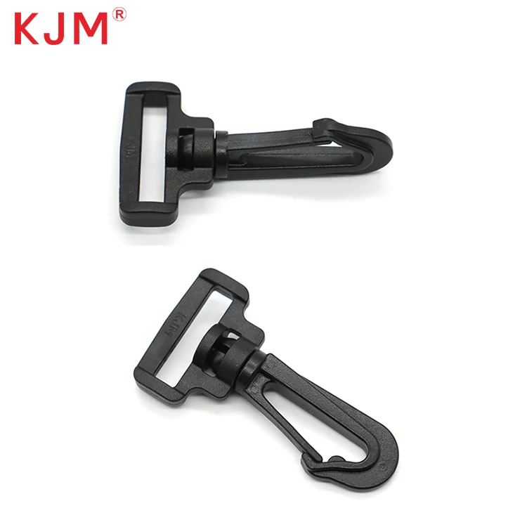 KJM price factory insulated bottle bag accessories plastic pom recycled black swivel snap hook for kids water bottle