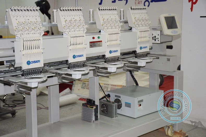 1/2/4/6 heads 9/12/15 needles Customized computerized embroidery machine China factory price