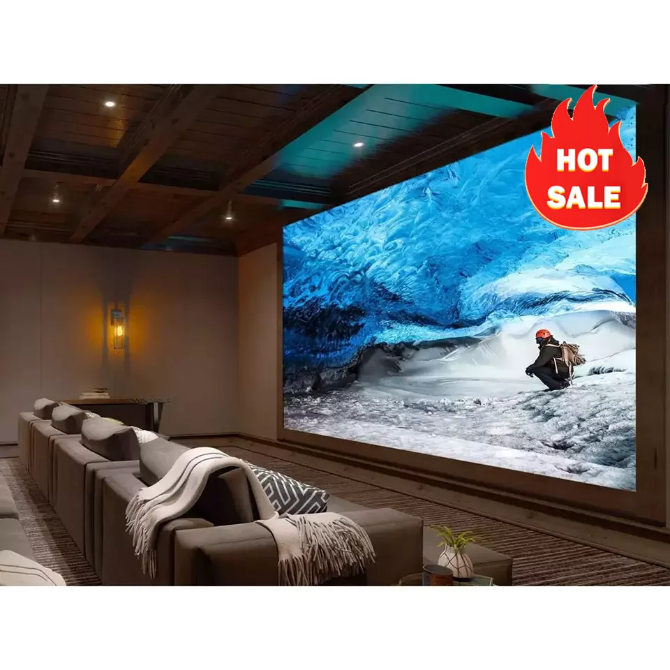 Canbest 16:9 Indoor Fixed All In One COB LED Display P0.9 Ultra Slim 4K 8K Video Wall Pantalla Led Interior