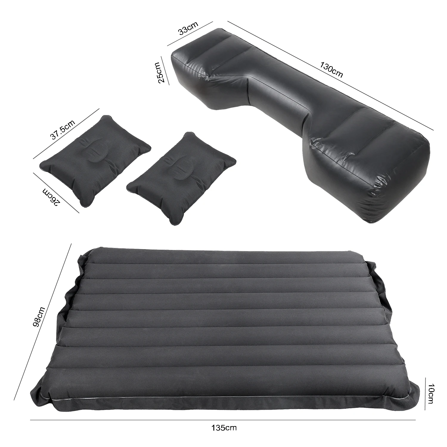 Saien Factory high Quality comfortable mattress Convenient Vacuum Packed Folding waterproof inflatable mattress