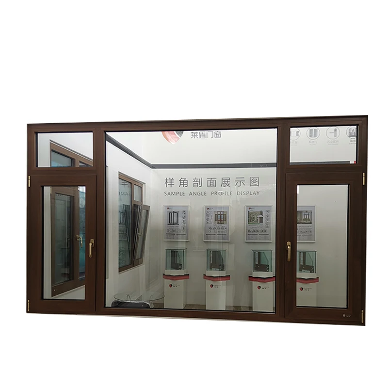 NFRC certified triple glazing  tilt and turn window aluminum passive house windows with low-e 4 smart sun energy efficient glass