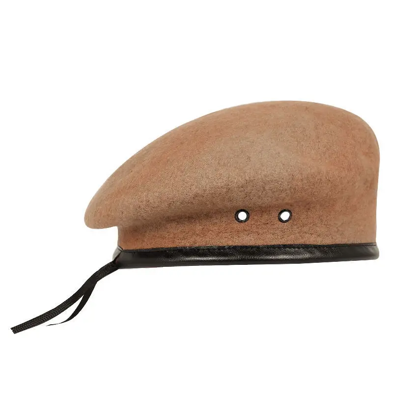 Wholesale Custom boinas para hombres Tactical Berets Cap Adult Wool Beret Hat for Men
