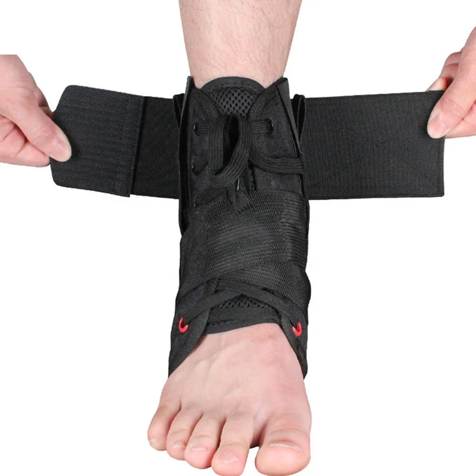 adjustable ankle brace lace up ankle support Ankle Pain Sprain Guard Strap Brace