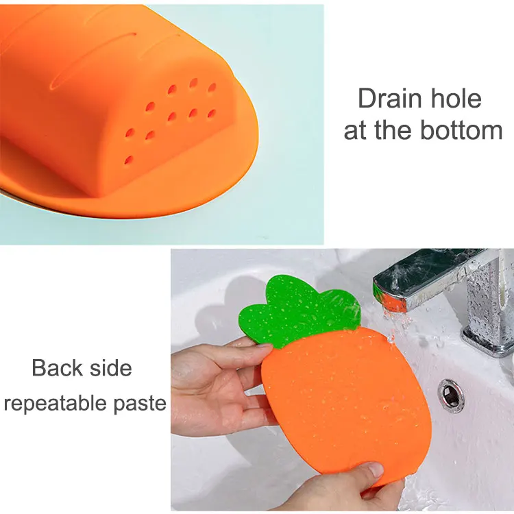 Silicone Wallmount Storage Shelf Entryway bathroom Hanging Wall Mount Organizer Rack Hook Storage Holder For Wall