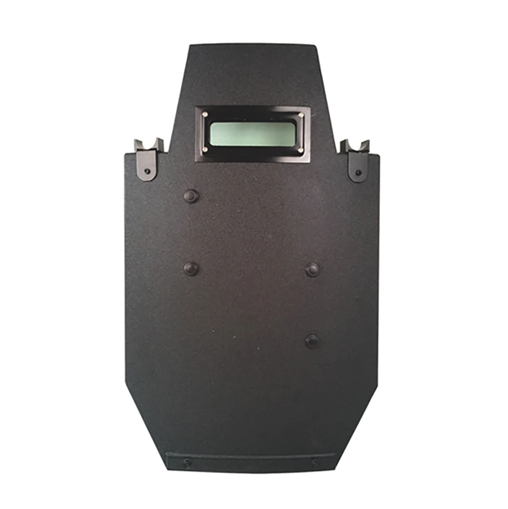 Double Safe PE Metal 800*500mm Protective Security Protection Tactical Protect Polycarbonate Hanhold Ballistic Shield