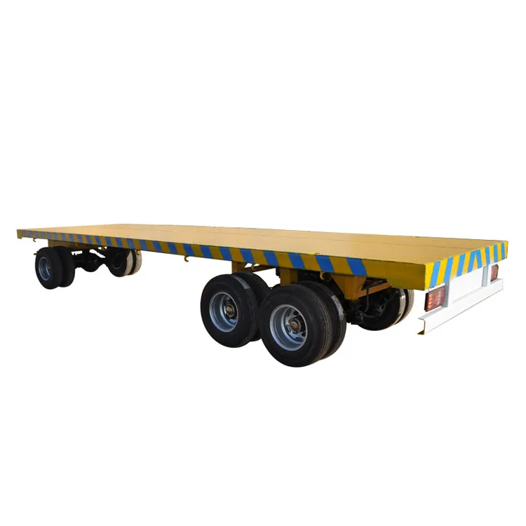40ft industrial drawbar container trailer flatbed semi trailer