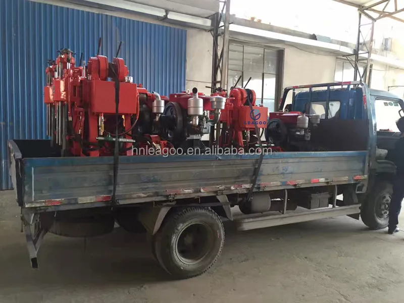 Small Mobile Portable SPT Test Core Drilling Machine