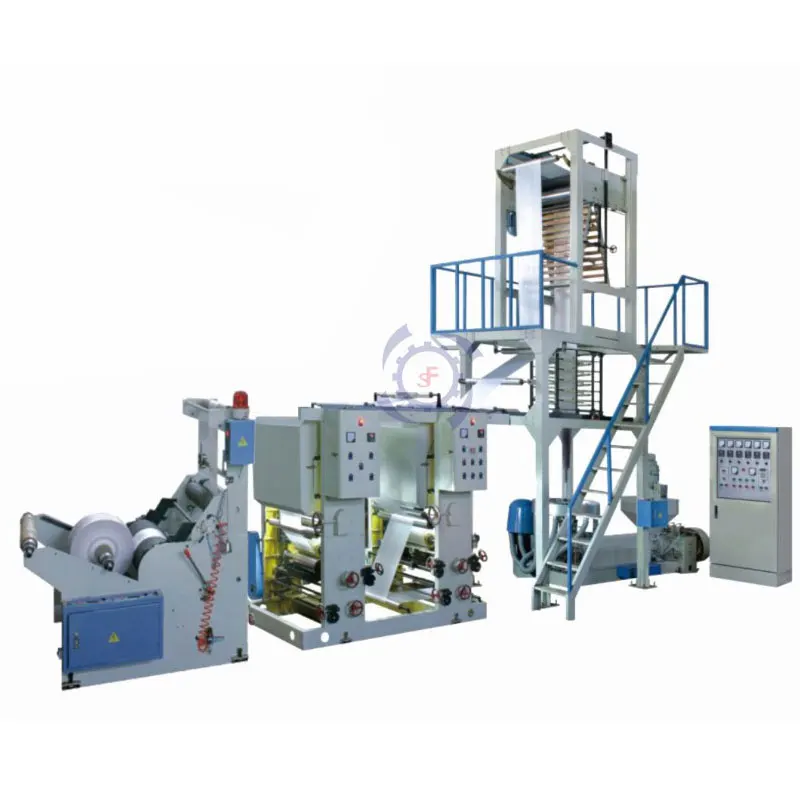 600 800 1000 1200 1500 PE HDPE LDPE AB ABA ABC Film blowing machine single mono two three five film extruder machine