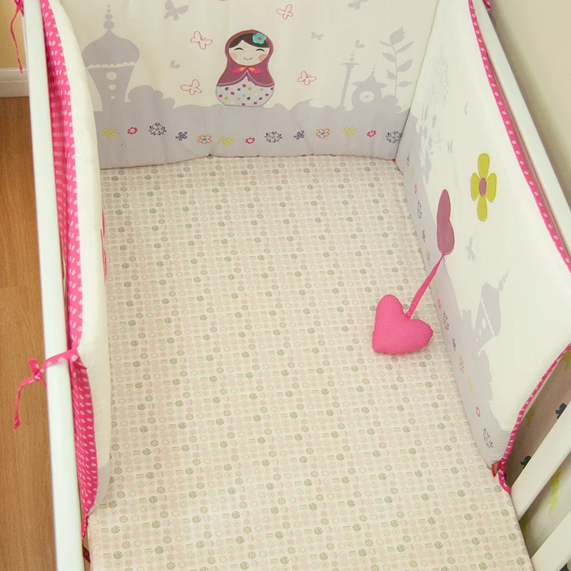 2023 Autumn Summer New Arrival 70% bamboo 30%cotton muslin Crib floral baby girl fitted cot sheet