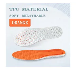 Customize TPU Popcorn Shoes Insole Sports Shock Absorption Basketball Breathable Elastic Soft Shoe Insoles