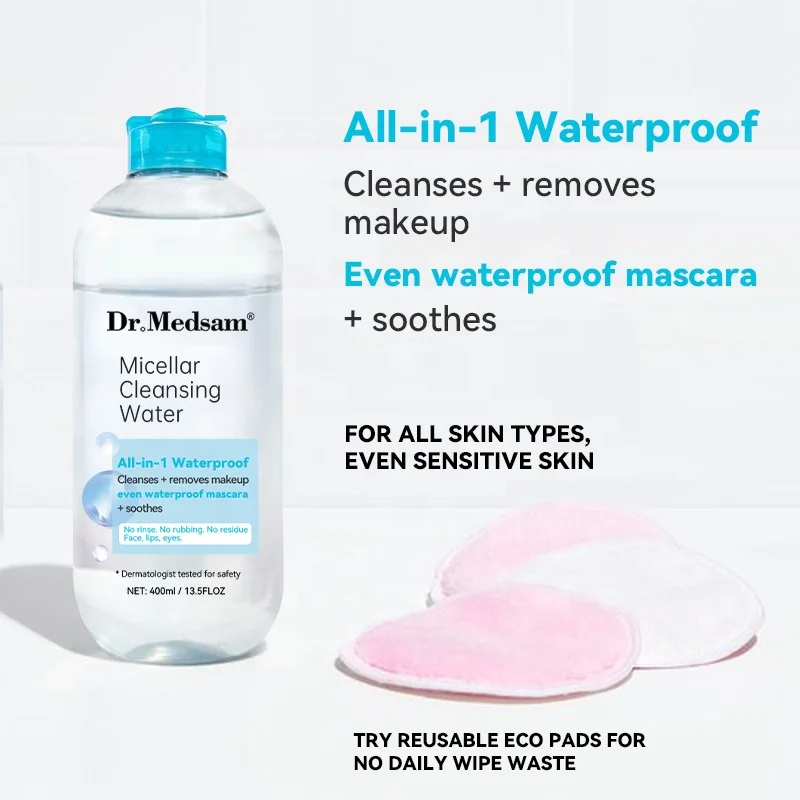 Private Label Micellar Cleansing Water Face Makeup Remover Clean Eye Makeup Cleansing Oil